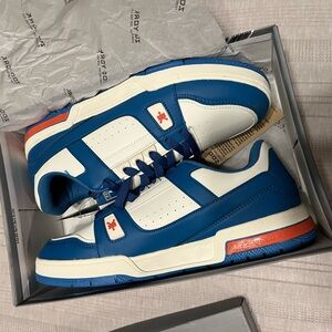 Men's Blue and White Sneakers